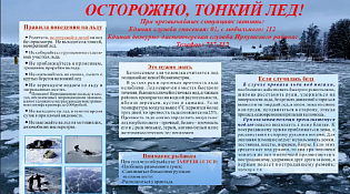 Осторожно тонкий лед!!!